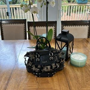 Authentic Coach Black Carriage Bag